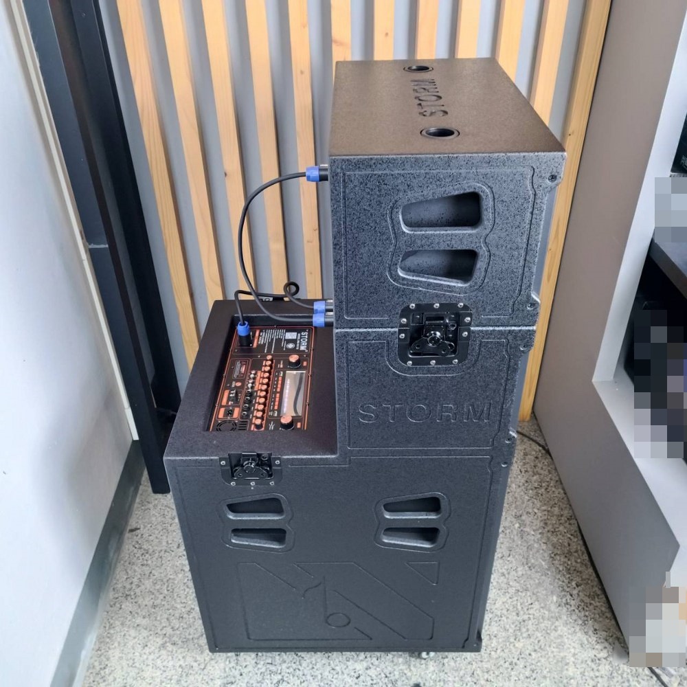 STORM RM-V6118 ชุดลำโพง ซับ15นิ้ว กลาง8นิ้วx2 พร้อมไมค์ลอย มีแบตในตัว ชาร์จแบตได้ Bluetooth MP3/USB RM V6118 RMV6118 เอไอ-ไพศาล