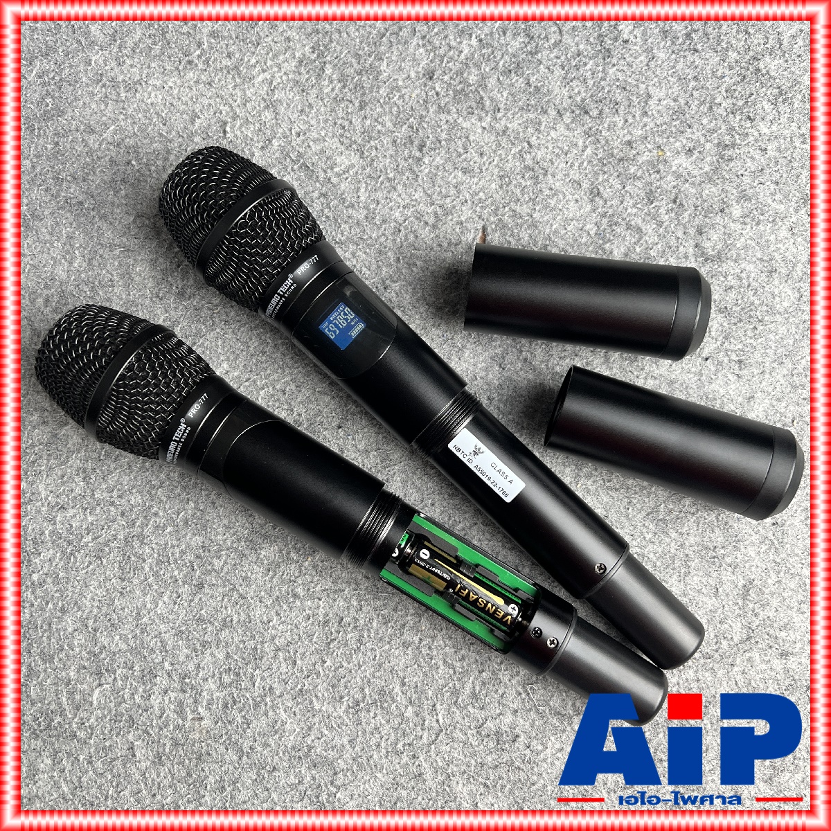 *รุ่นมีกระเป๋า* 4เสา PROEUROTECH PRO-777 ไมค์ลอยมือถือคู่UHF ไมค์ลอยปรับความถี่ มี2ช่วงความถี่ โปรยูโรเทค 4เสารับสัญญาณ PRO 777 PRO777 PRO EUROTECH เอไอ-ไพศาล