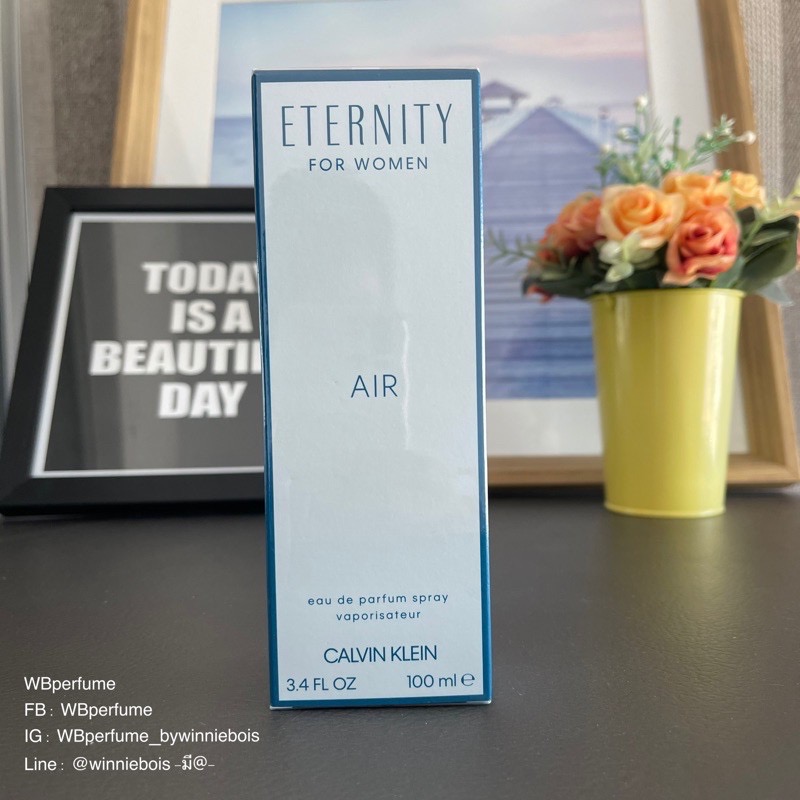น้ำหอมแท้100% CK Eternity Air women 100 ml.