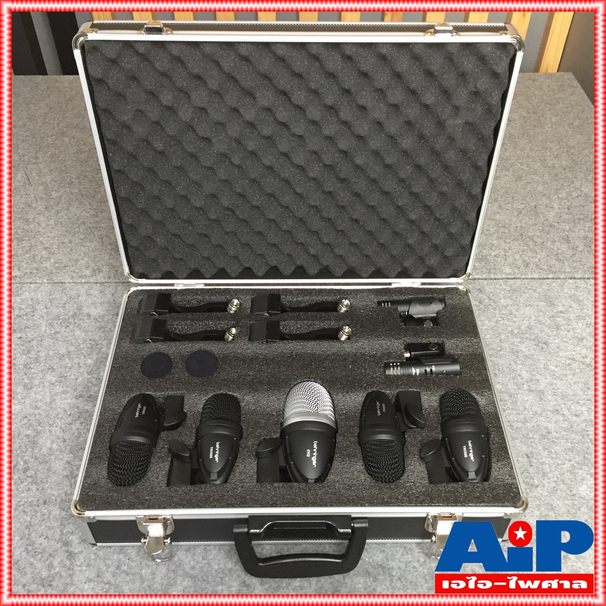 แถมกระเป๋าใส่ไมค์ BEHRINGER BC-1500 ชุดไมค์กลอง 7 ชิ้น ชุดไมโครโฟนกลองแบบ 7 ชิ้นระดับพรีเมียมสำหรับสตูดิโอและการใช้งานจริง BC1500 BC 1500 +++ เอไอ-ไพศาล