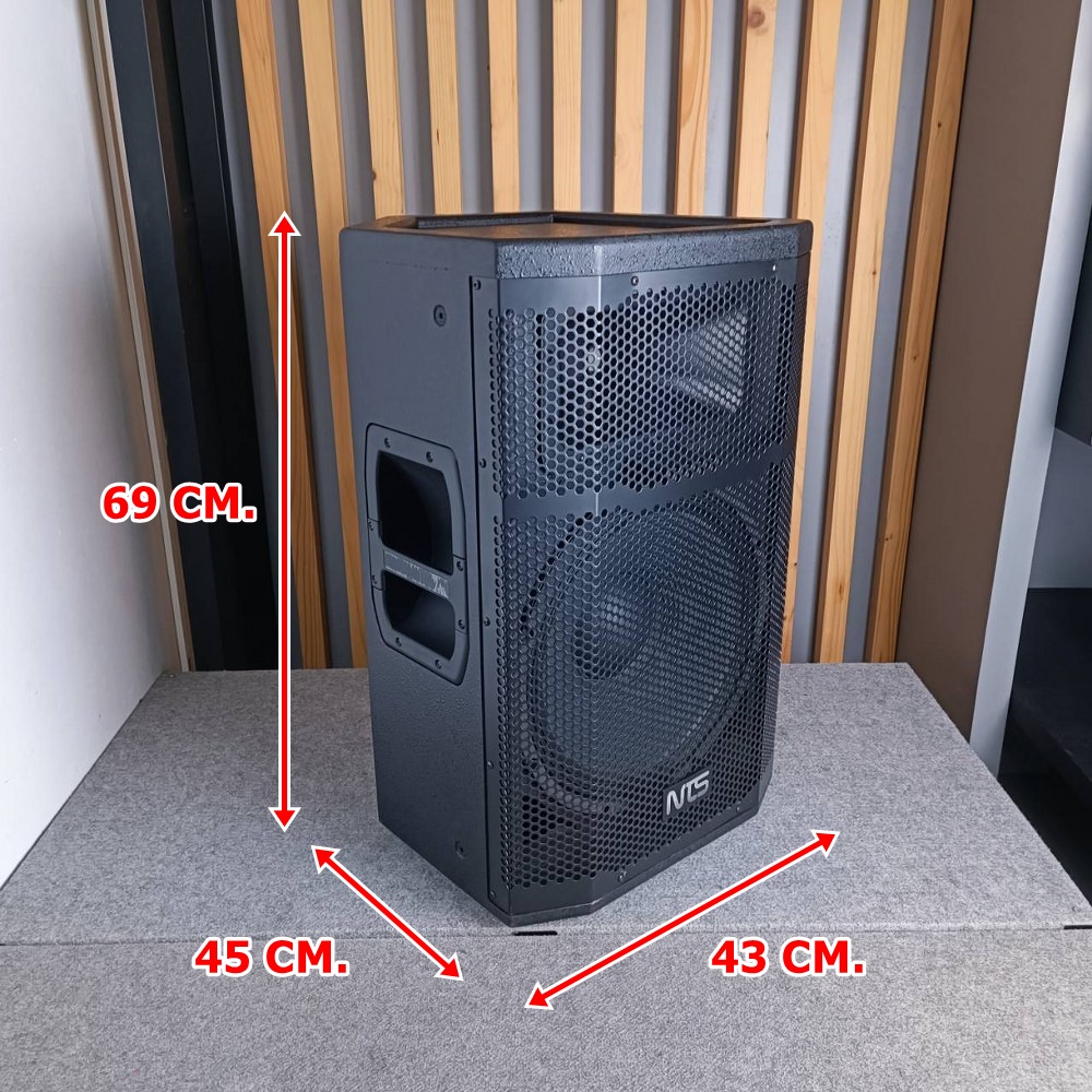 NTS JW-15 ตู้ลำโพงไม้MDF 15" 2ทาง ตู้ ลำโพง ตู้ไม้ 15 นิ้ว ตู้ลำโพง Lound Speaker JW 15 JW15 เอไอ-ไพศาล
