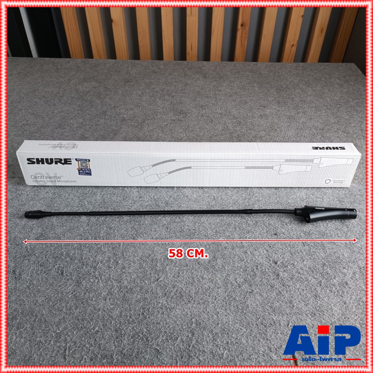 SHURE CVG18S-B/C-X เฉพาะก้านไมค์ มีสวิทปิด-เปิด ไมค์คอนเดนเซอร์ CVG18S B/C X ก้านไมค์ยาว18" ชัวร์ CVG18SB/CX +++ เอไอ-ไพศาล