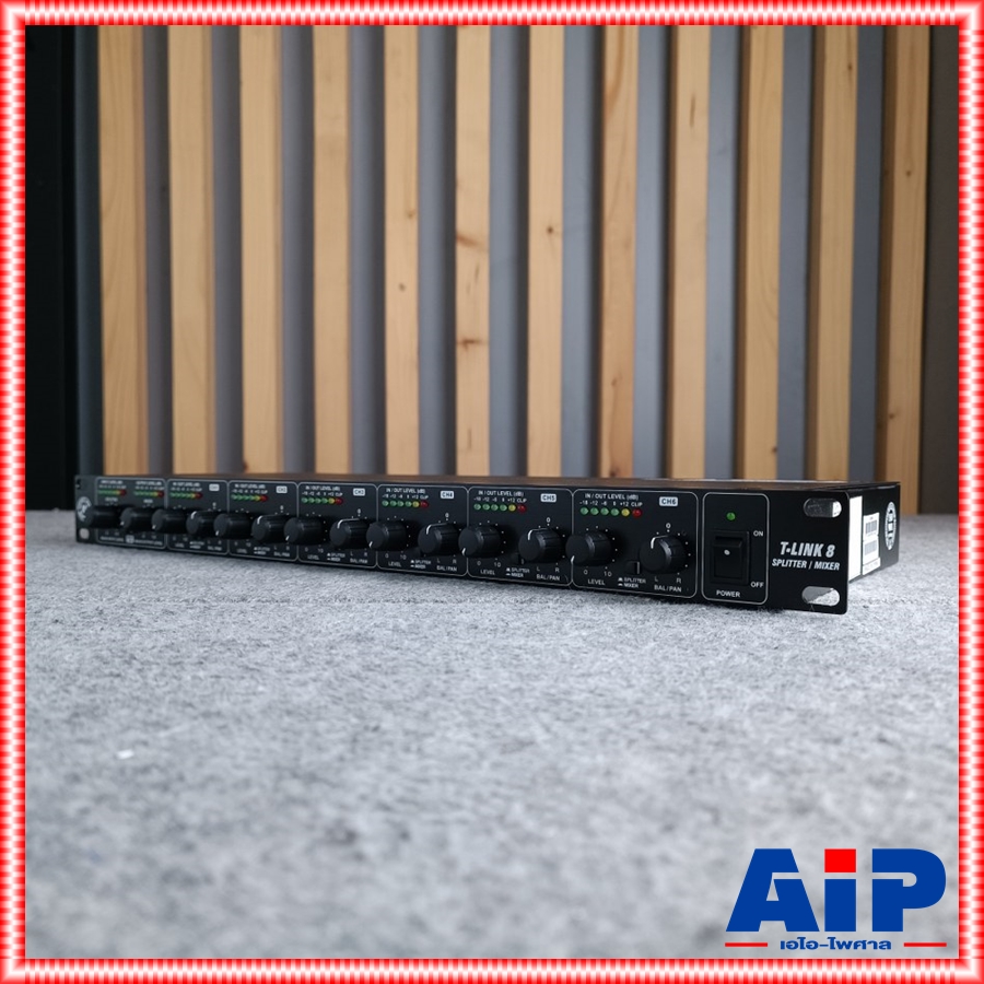 TOPPPRO T-LINK 8 SPLITTER PROCESSOR เครื่องต่อพ่วงสัญญาณมิกเซอร์ ท็อปโปร เครื่องลิ้งค์สัญญาณเสียง T-LINK 8 เอไอ-ไพศาล