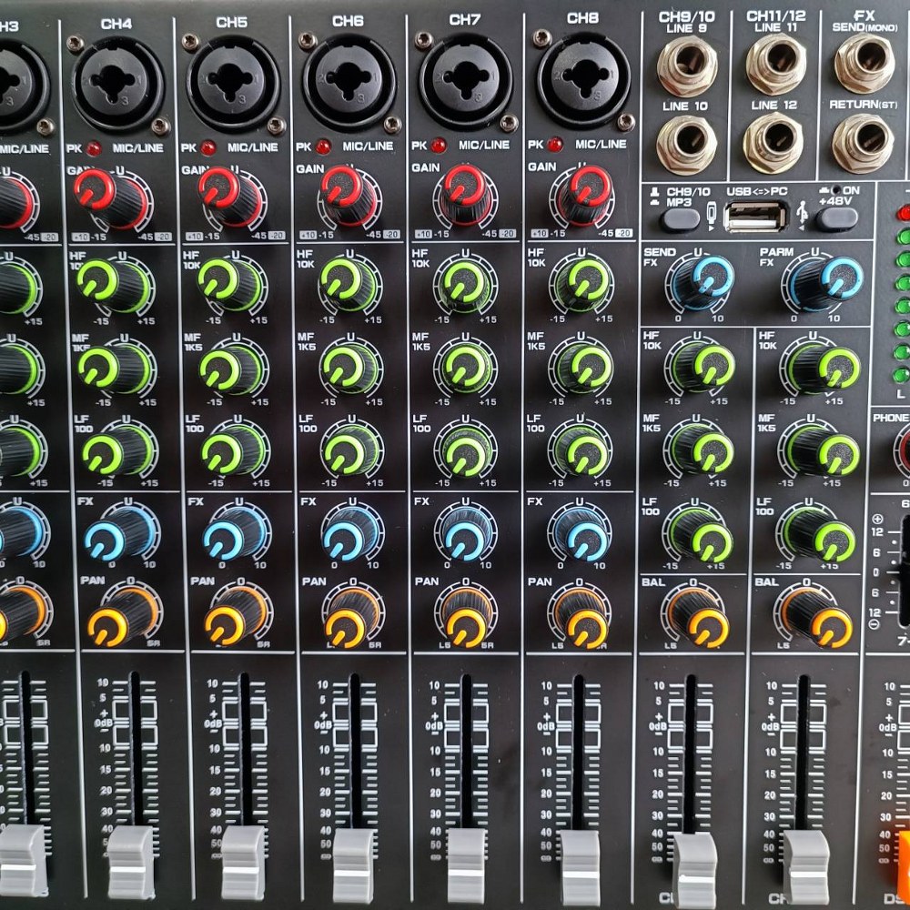 TADA LIVE-12 MIXER มิกเซอร์ ธาดา LIVE 12 LIVE12 Bluetooth มี USB เล่น Mp3 ได้ มีเอฟเฟกแท้ effect EQ 7 แบนด์ มี REC บันทึกเสียงได้ เอไอ-ไพศาล