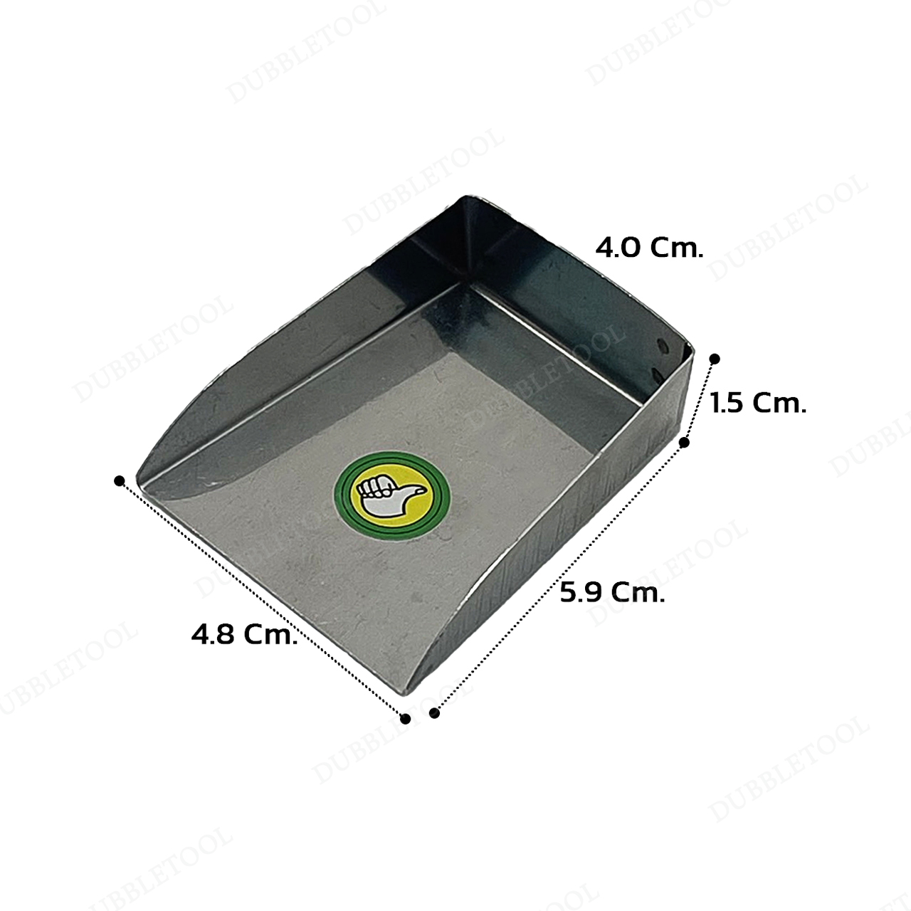 ที่ตักพลอย ถาดโกยพลอย ที่ตักเพชร ที่โกยผง ที่โกย อย่างดี วัสดุเป็นสแตนเลสสีเงินอย่างหนา มี 2 แบบ