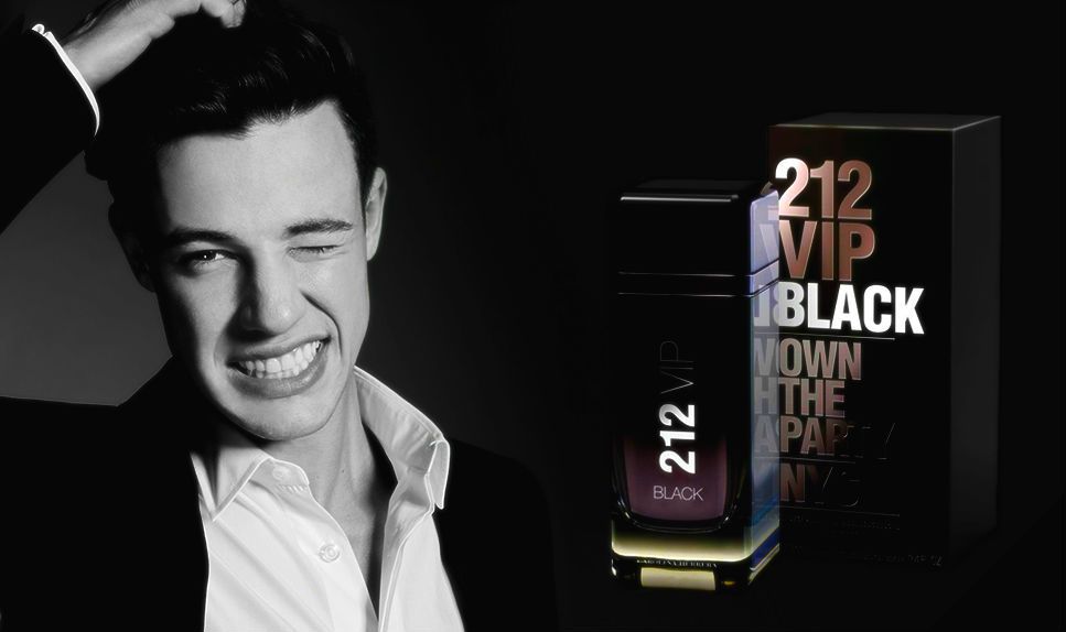 น้ำหอมแท้100% CAROLINA HERRERA 212 VIP Men Black EDP ปริมาณ 100 มล.