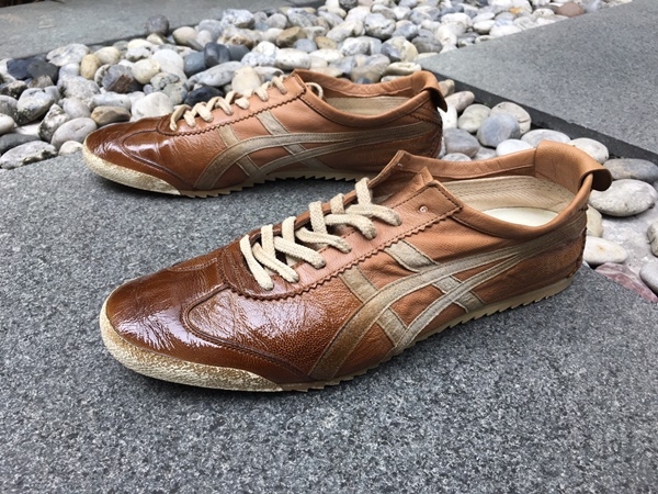 รองเท้า โอนิ Nippon Made Mexico 66 Brown Chi-en-Bi (USED สภาพ 90 %) No box