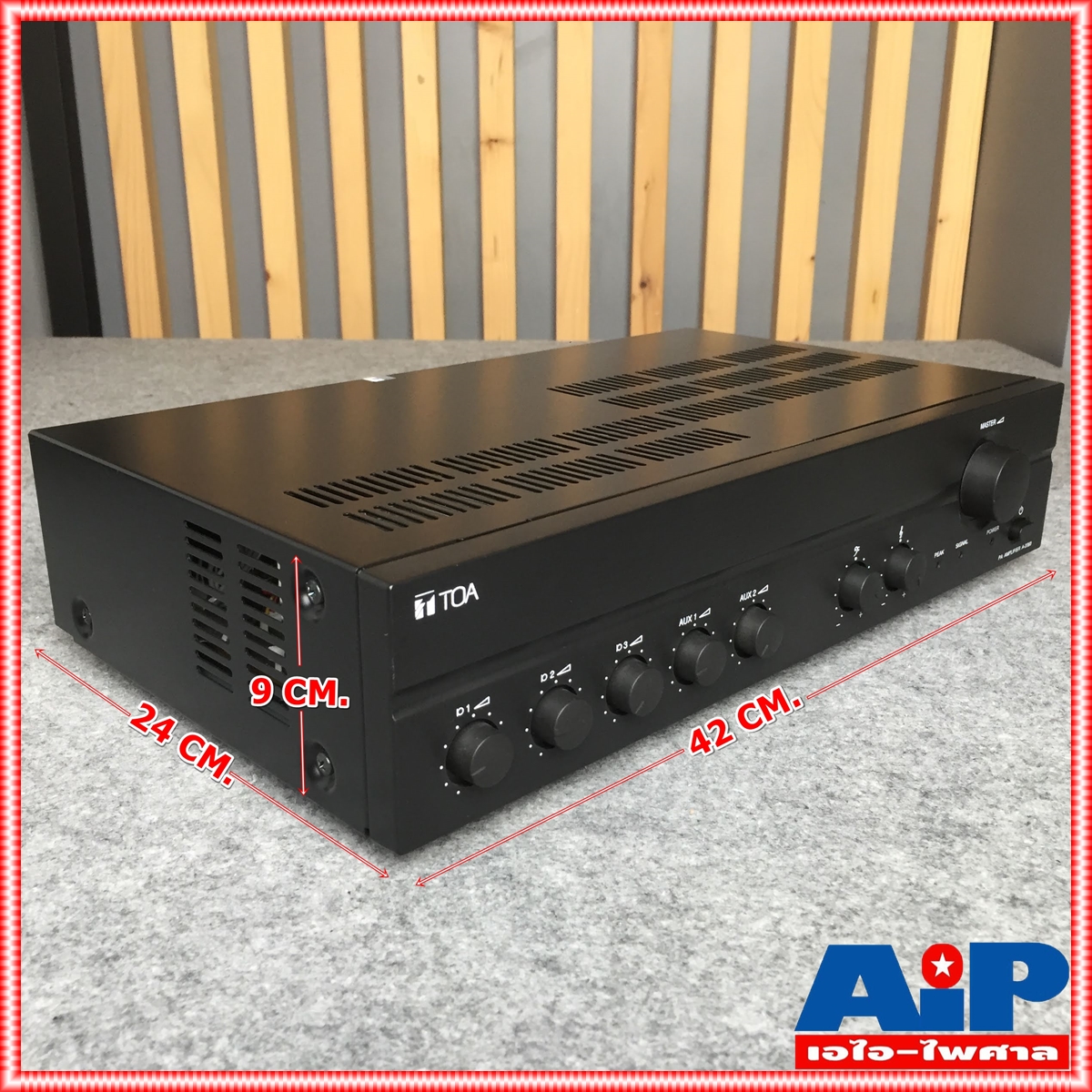 TOA A-2060H AMPLIFIER เครื่องขยายเสียง A 2060H A2060H AMP amp แอมป์ แอมป์TOA เครื่องเสียง เอไอ-ไพศาล