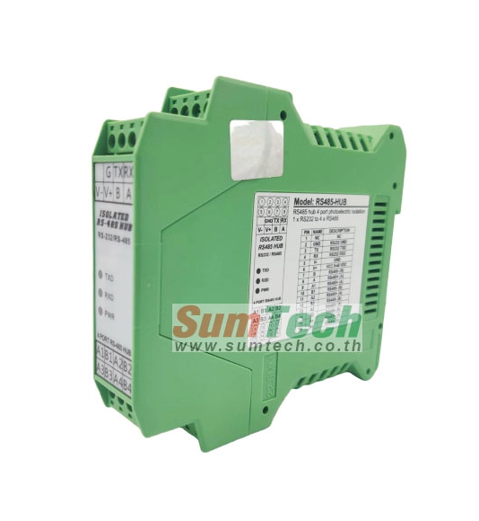 RS485 HUB 4 ports photoelectric isolation