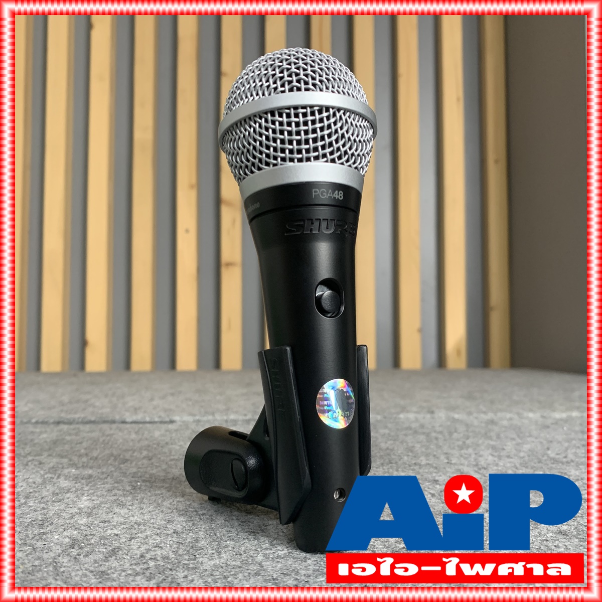 SHURE แท้ รุ่น PGA48-LC *แท้มหาจักร* PGA48 PGA-48 Dynamic Microphone +++ ชัวร์ ไมค์ ไมค์สาย ไมค์ร้อง