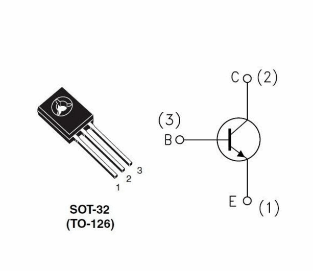 BD139 80V 1.5A NPN Bipolar Power Transistor