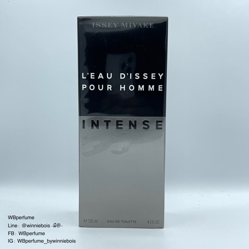 น้ำหอมแท้100% Issey Miyake L'Eau d'Issey Pour Homme Intense for men ขนาด 125 ml
