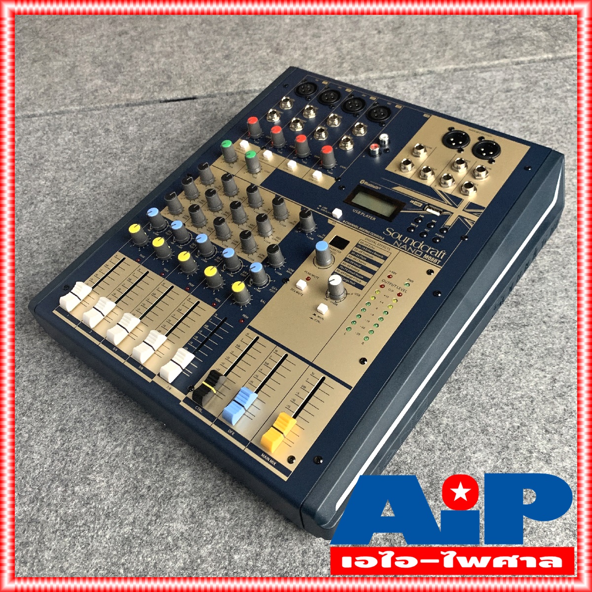 SOUNDCRAFT NANO M08BT MIXER มิกเซอร์อนาล็อก รองรับบลูทูธ และ USB นาโน M-08BT M 08BT เอไอไพศาล +++