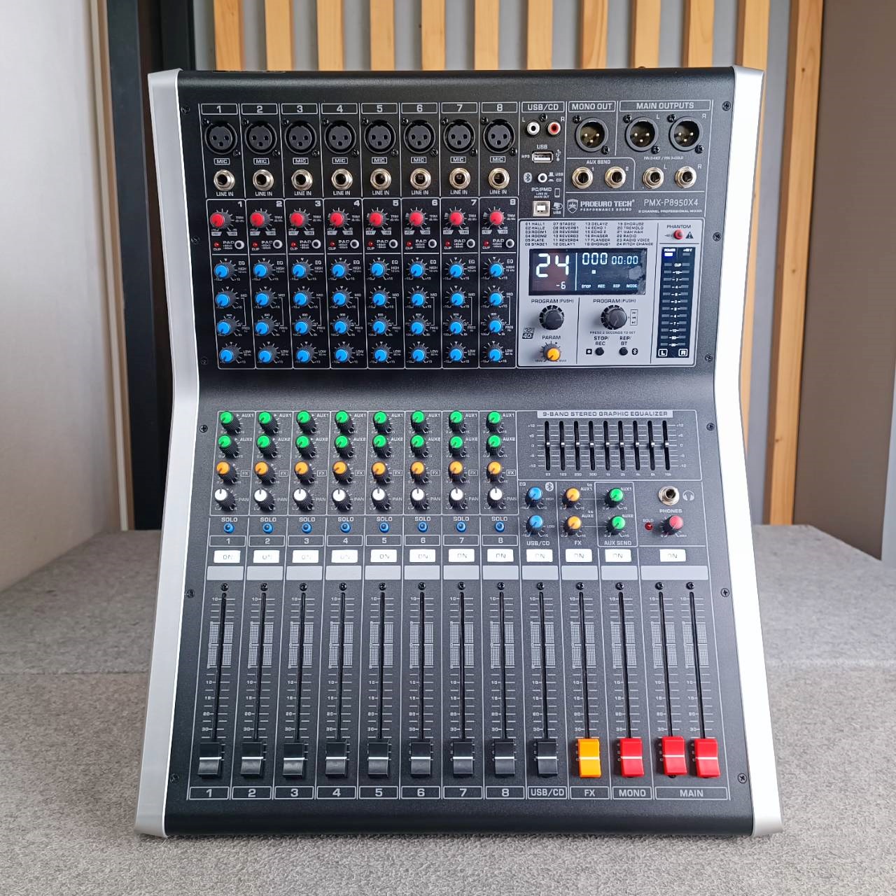 PROEUROTECH PMX-P8950 X4 POWERMIXER+บูลทูส มิกเซอร์ PMX P8950 เพาเวอร์มิกเซอร์ PMXP8950 เอไอ-ไพศาล