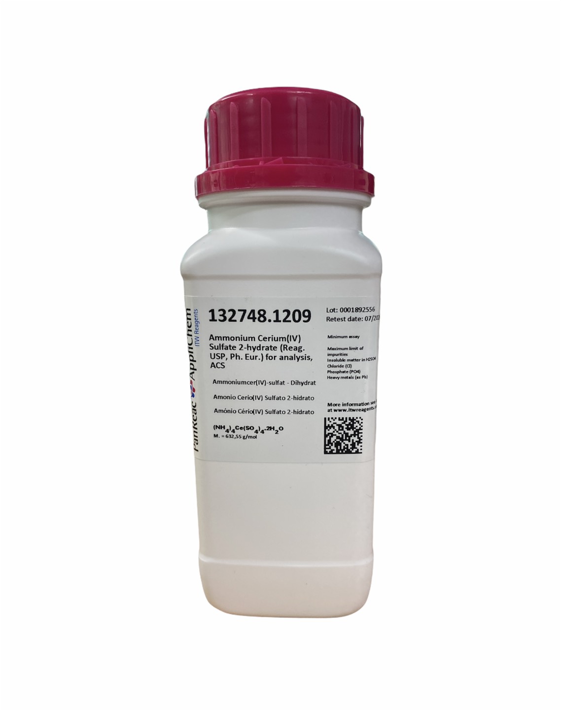 Ammonium Ceric Sulfate AR grade, 500 g