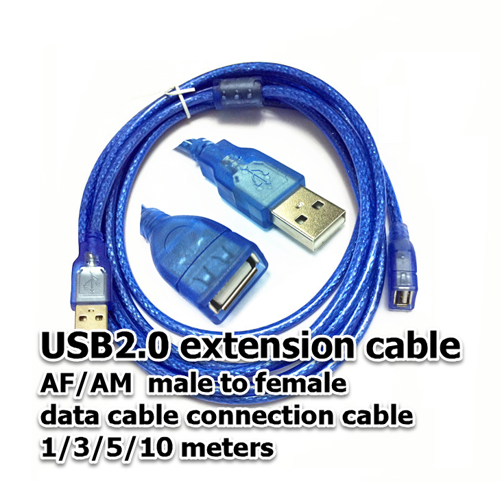 USB2.0 data cable USB extension cable male to female 1/1.5/3/5/10m