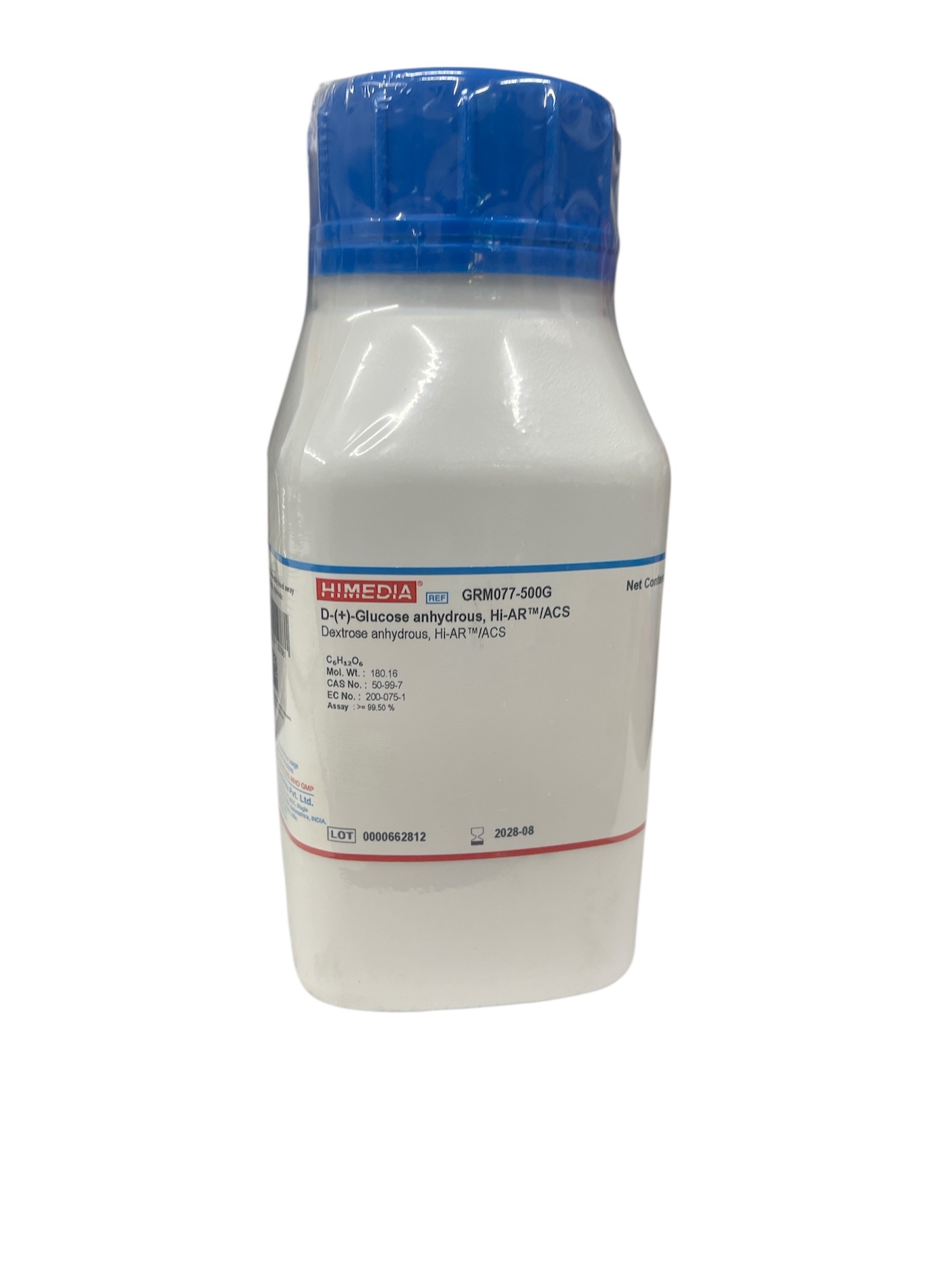 Dextrose anhydrous, AR, 500 g -Himedia GRM077