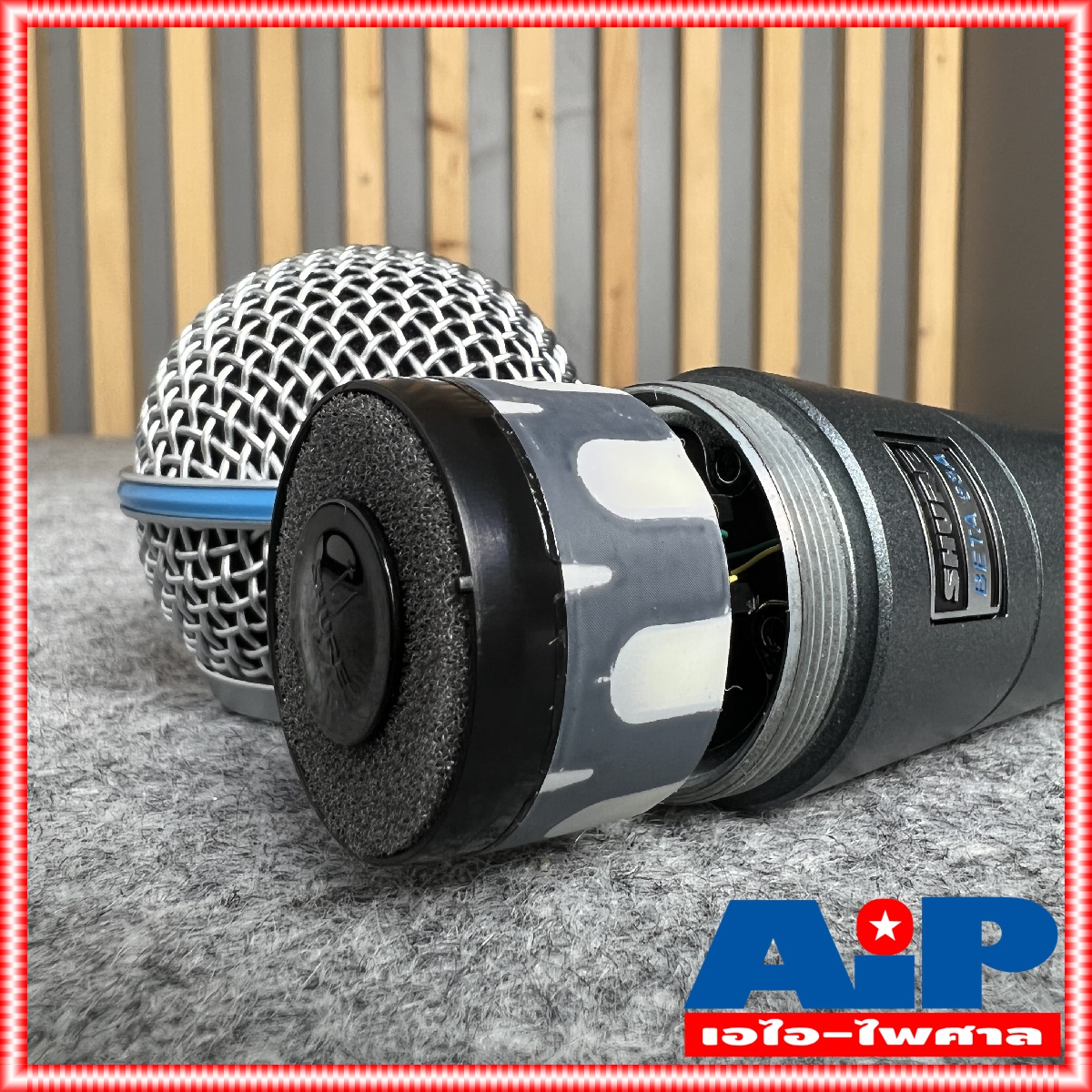 ของแท้ประกันมหาจักร SHURE BETA58A ไมค์ ไมโครโฟน ไมค์สาย Mic ไมค์สายพร้อมคอไมค์ ไมค์SHURE BETA-58 A BETA 58 A เอไอ-ไพศาล +++