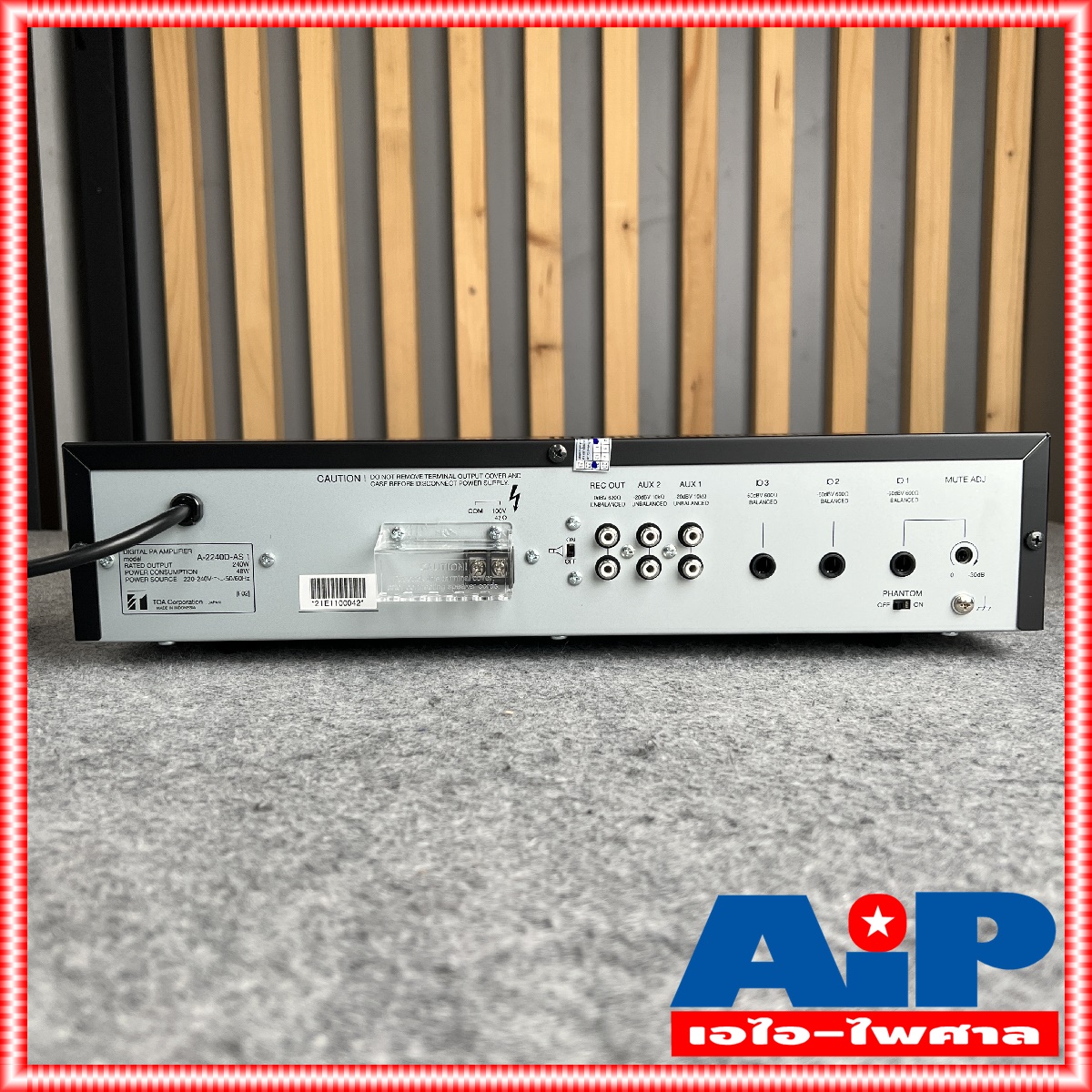 TOA A-2240D-AS แอมป์ เครื่องขยายเสียง A 2240 D AS A2240AS AMP amp แอมป์ แอมป์TOA เครื่องเสียง A2240 A2240D เอไอ-ไพศาล
