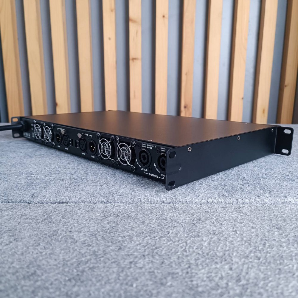 VOK V15+ poweramp 1U V-15+ V 15+ เพาเวอร์แอมป์ 2 แชนแนล กำลังขับ 1800 วัตต์ที่ 8 โอห์ม โหลดได้ถึง 2 โอห์ม เอไอ-ไพศาล