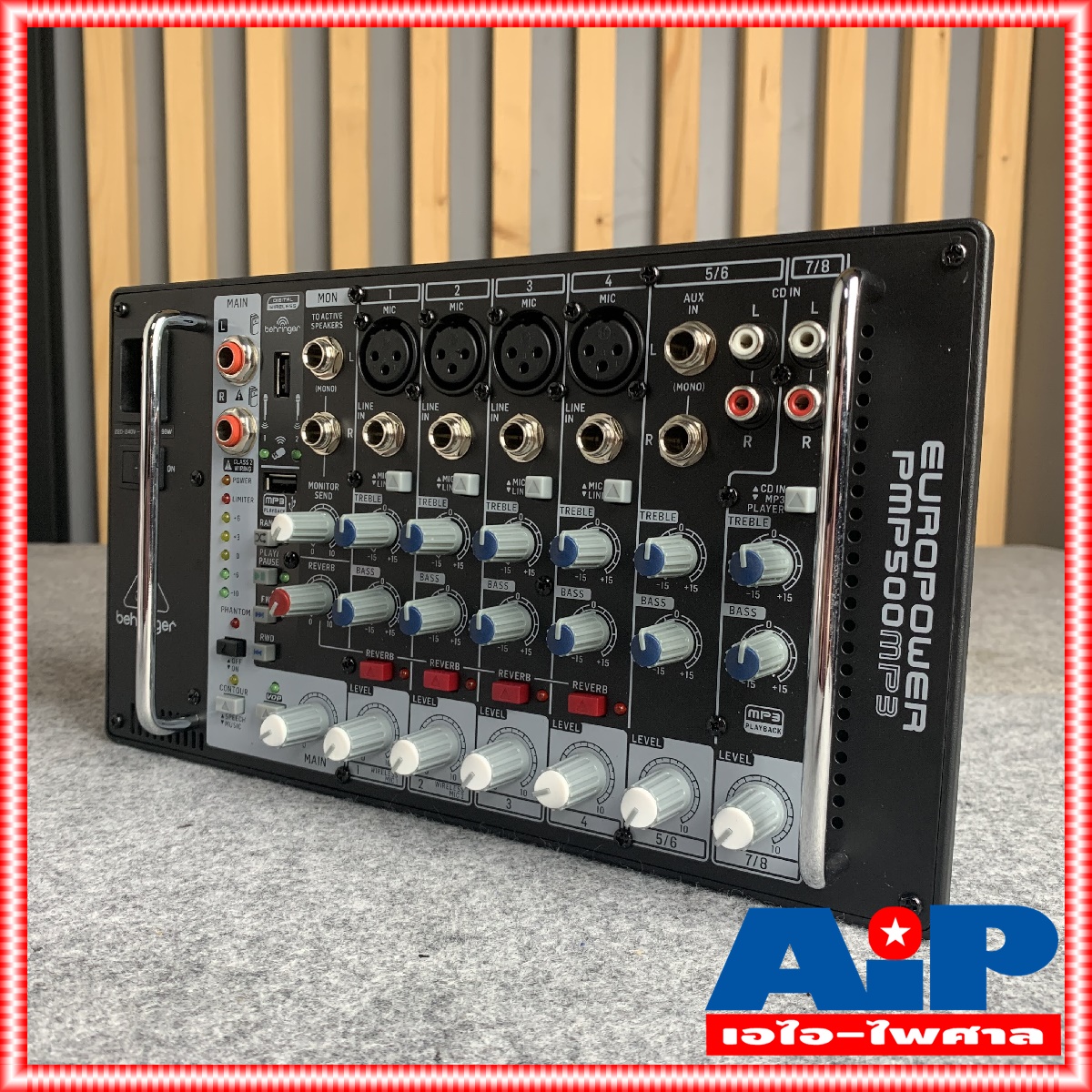BEHRINGER PMP-500MP3 powermixer เพาเวอร์มิกเซอร์ PMP 500 PMP500 MP3 PMP-500 500MP3 POWER MIXER +++