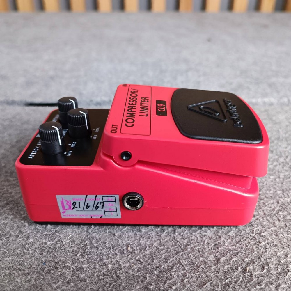 BEHRINGER CL-9 เอฟเฟคกีต้าร์ Compressor Limiter เอฟเฟ็คกีตาร์ที่ให้เสียง Compressor/Limiter Behringer เบริงเจอร์ CL9 CL 9 เอไอ-ไพศาล