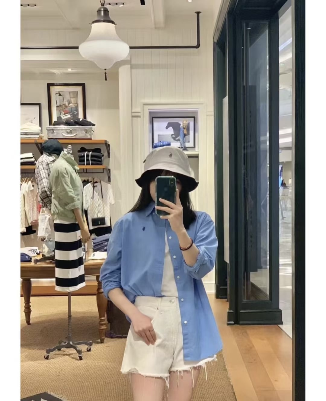 **do** เสื้อเชิ้ต Ralph Lauren Classic Cotton Shirt ของผู้หญิง มี 4 สี สินค้าใหม่ ของแท้