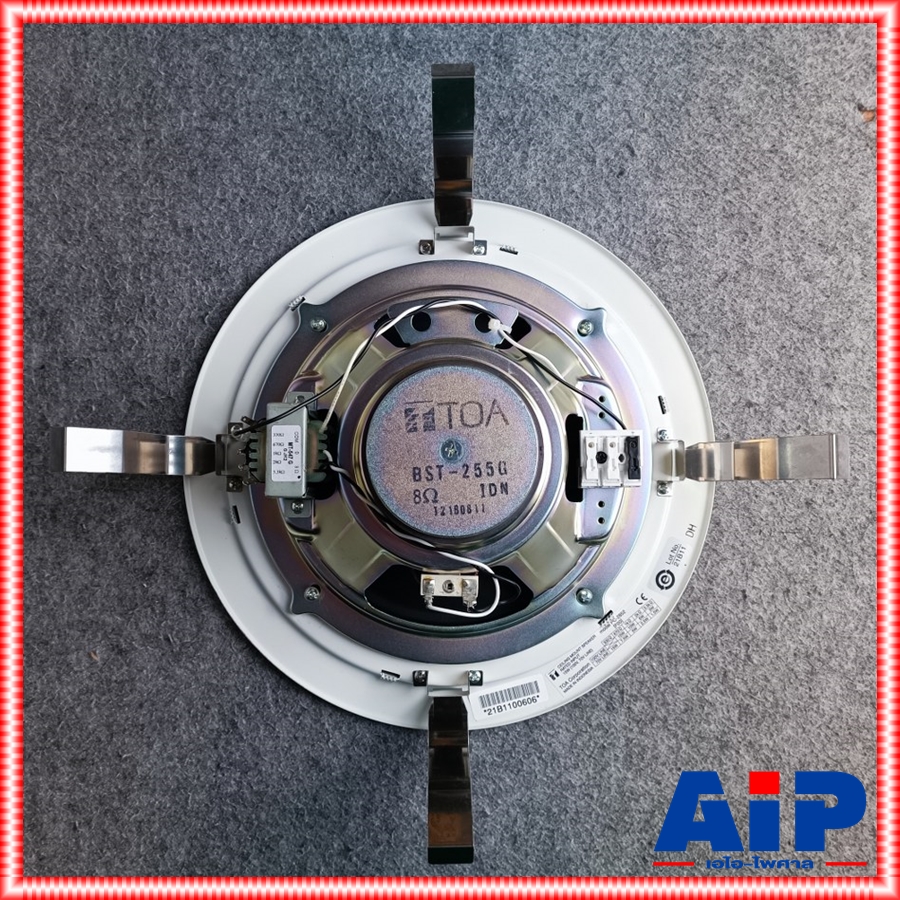 TOA PC2852 ลำโพงฝั่งฝ้า 8นิ้ว ลำโพงแบบฝัง ลำโพง8นิ้ว ลำโพงยึดติดฝ้า ลำโพงติดเพดาน ลำโพง pc-2852 pc 2852 โตอะ ลำโพงTOA เอไอ-ไพศาล