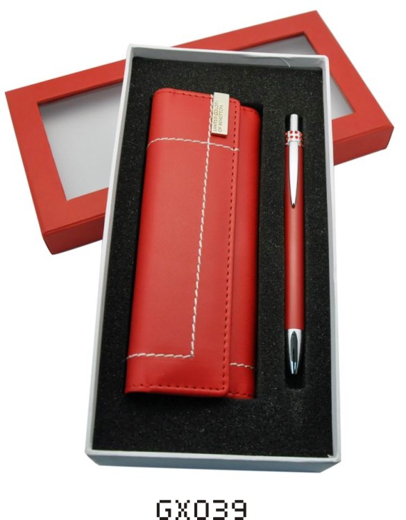 กิ๊ฟเซ็ทพรีเมียมชุดซองหนัง+ปากกา Premium gift set ของขวัญของชำร่วยชุดงานหนัง+ สวย ราคาถูก คุณภาพดี