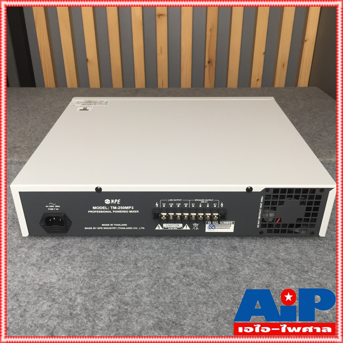 NPE TM250MP3 POWERMIXER มีLINE มีช่อง USB TM250 MP 3 เอ็นพี่อี เครื่องขยายเสียง แอมป์ แอมป์ประกาศ +++