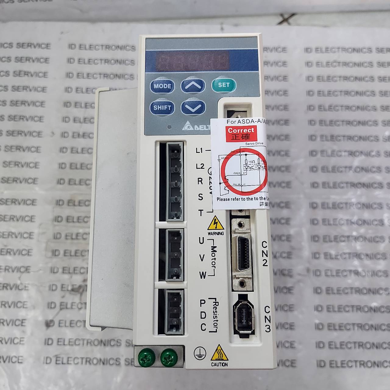ASD-A1021MA SERVO DRIVE "DELTA"