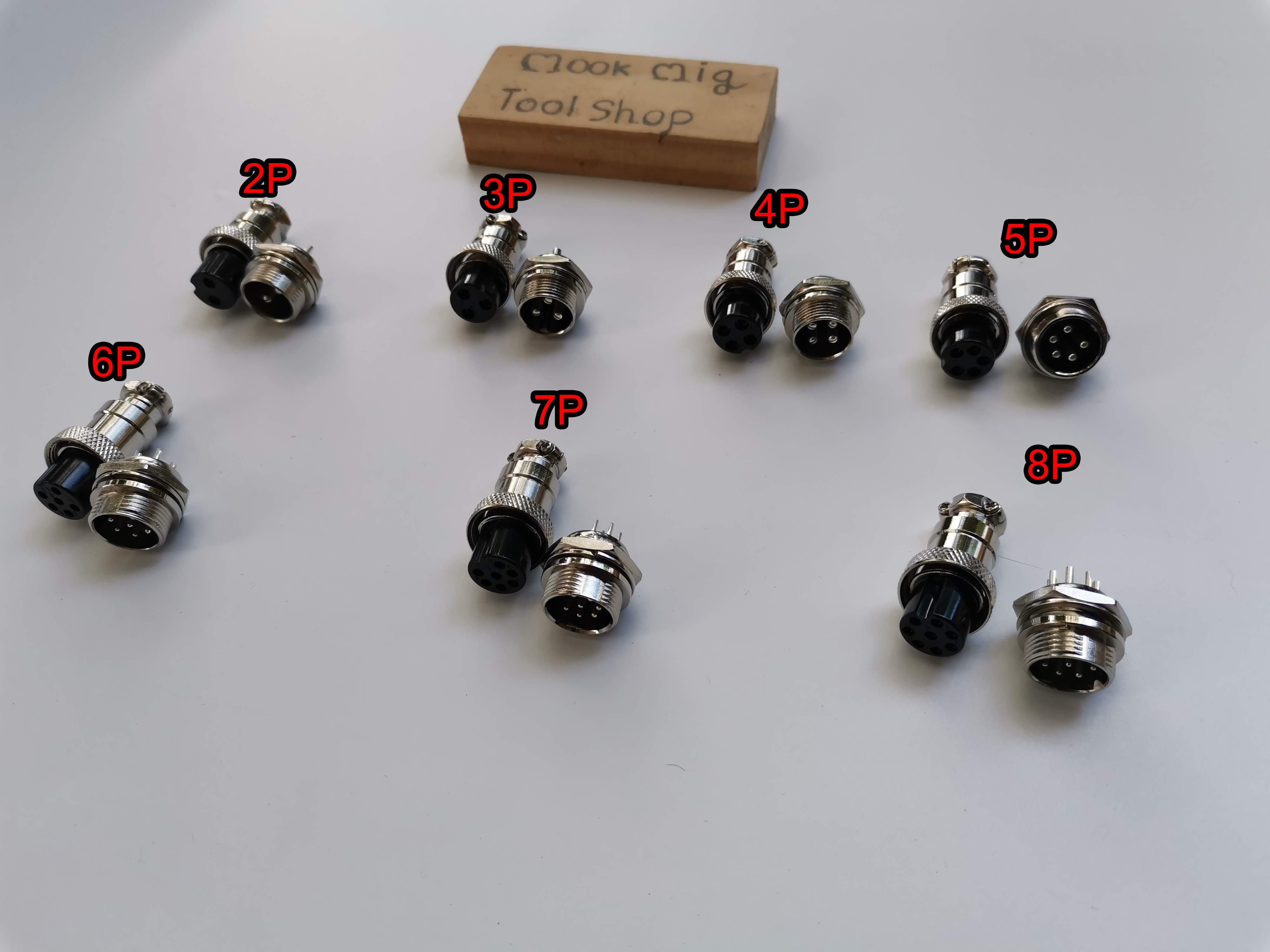ขั้วต่อ GX16 หัวต่อ GX-16 2pin - 8pin gx 16 ได้ตัวผู้ตัวเมีย connector หัวต่อหลายคอร์ หัวต่อหลายพิน