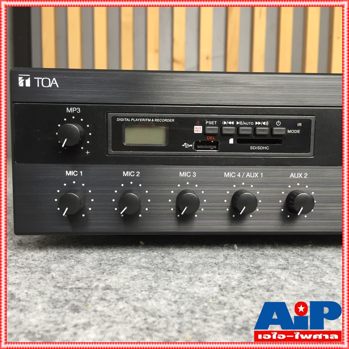 TOA A-3224DM แอมป์240W มิกเซอร์แอมป์ มิกเซอร์แอมป์TOA เครื่องปรับแต่งเสียง TOA A 3224DM A3224DM เอไอ-ไพศาล