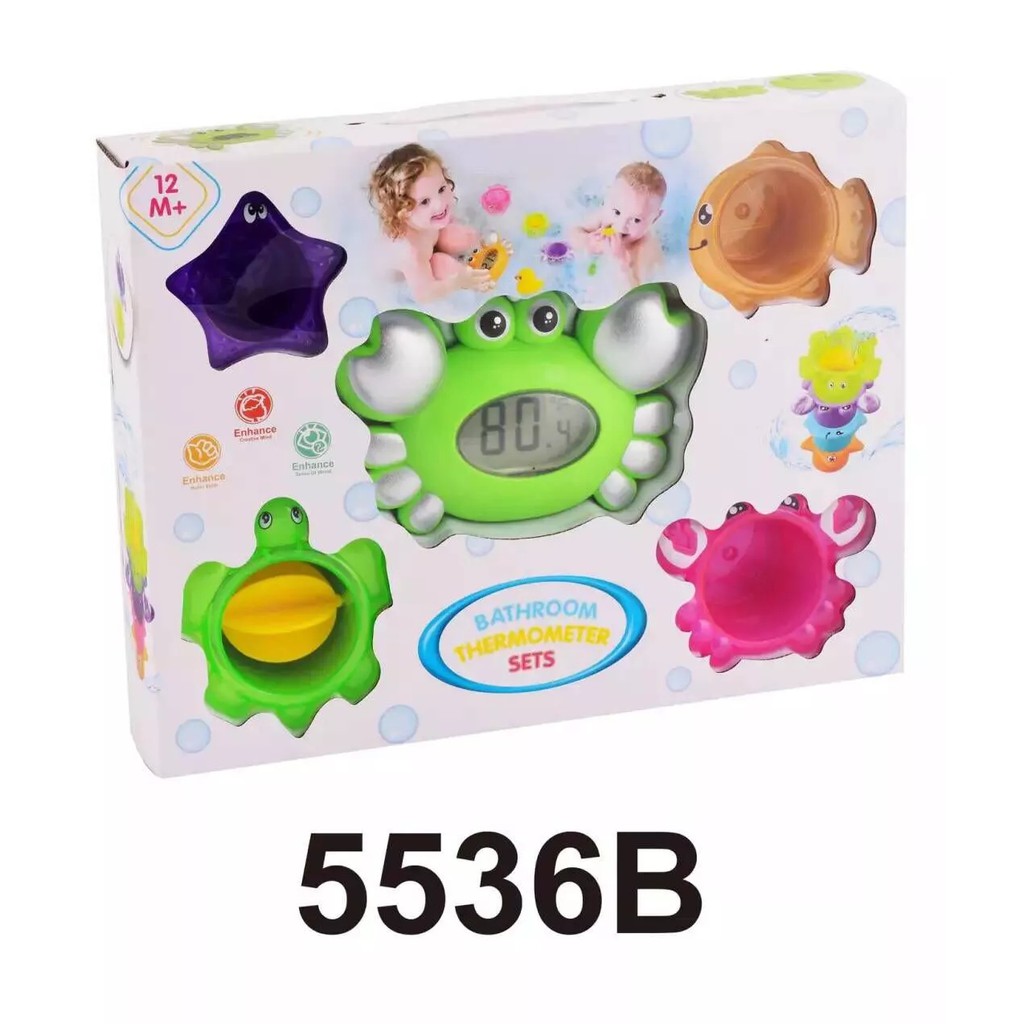 5536 ของเล่นในน้ำพร้อมเทอร์โมมิเตอร์วัดอุณหภูมิ กล่องละ (กล่องไม่สวย)