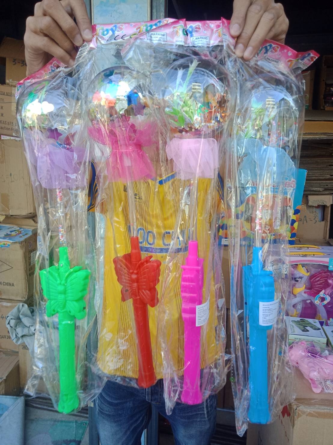 2326-1 ของเล่นเด็กคฑามีไฟ 3 สเต็ป เสียงเพลง ชิ้นละ (ของหมด)