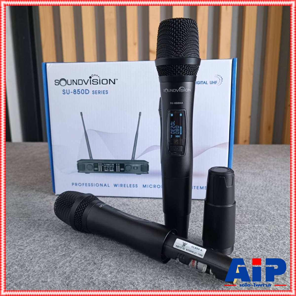 SOUNDVISION SU-850DA/HT ไมค์ลอยคู่ ชุดไมค์ลอย ดิจิตอล มือถือคู่ ย่าน UHF SU-850DA SU850DA SU850 DA SU 850 DA เอไอ-ไพศาล +++