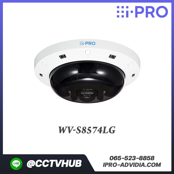 กล้อง Multi-Sensor i-PRO รุ่น WV-S8574LG 4 x 4K IR Outdoor Multi-Sensor Network Camera with AI Engine