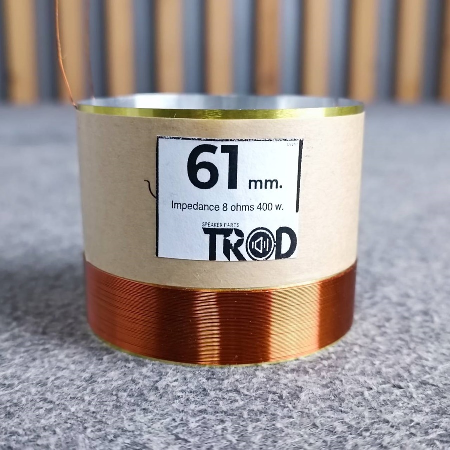 อลูมิเนียม วอยซ์ เบอร์61 อลูมิเนียม วอยซ์ทั่วไป วอยซ์เทียบเบอร์61 VOICE COIL วอยล์ ลำโพง ดอกลำโพง อะไหล่ลำโพง เอไอ-ไพศาล