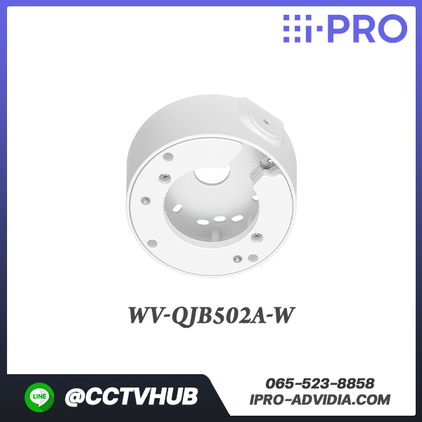 Camera Accessories I-Pro รุ่น WV-QJB502A-W White Base Mount Bracket for Compact Dome