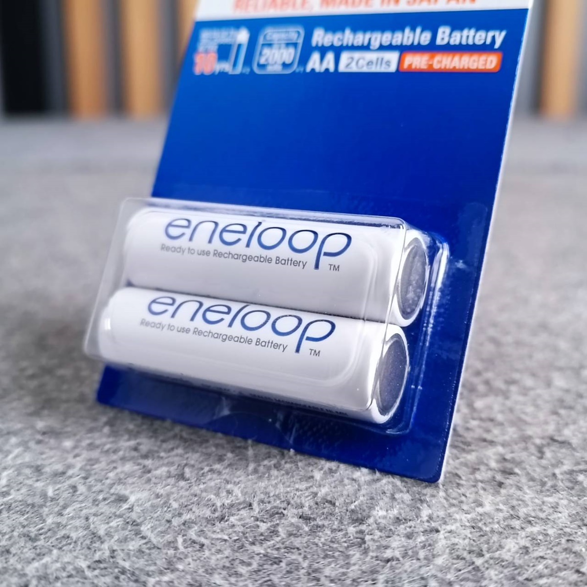 แพ็ค2ก้อน สีขาว ถ่านชาร์จAA PANASONIC BK-3MCCE/2NT ENELOOP 2000mA ของแท้ มีประกัน พานาโซนิค ถ่าน ชาร์จ 2A เอไอ-ไพศาล