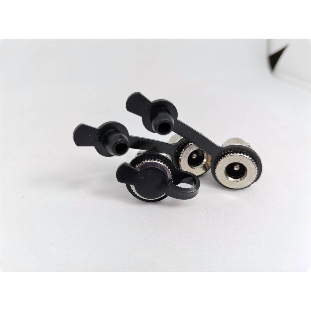 Jack DC 5.5x2.1mm Female ตัวเมีย แจ๊คดีซี พร้อมจุกยางกันฝุ่น สแตนเลส ทนกระแสสูงกว่าตัวพลาสติก มีจุกยางกันน้ำ พร้อมส่งในไทย 3 ตัวชุด