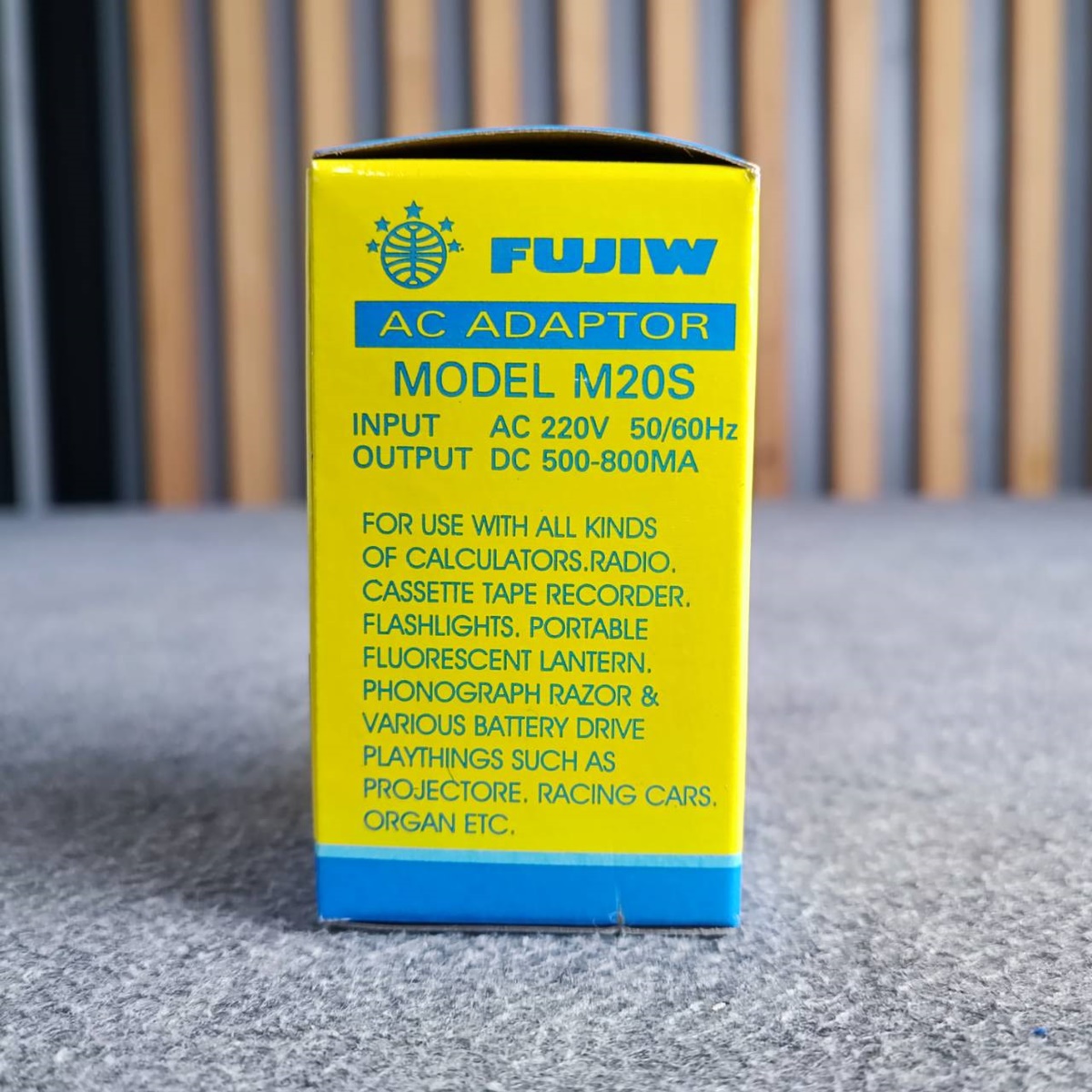 Adaptor FUJIW M20S 9V (ขั้ว +ใน -นอก) positive polarity 800mA มีเรคกูเลเตอร์ ให้ไฟเรียบ M 20 S อะแด๊บเตอร์