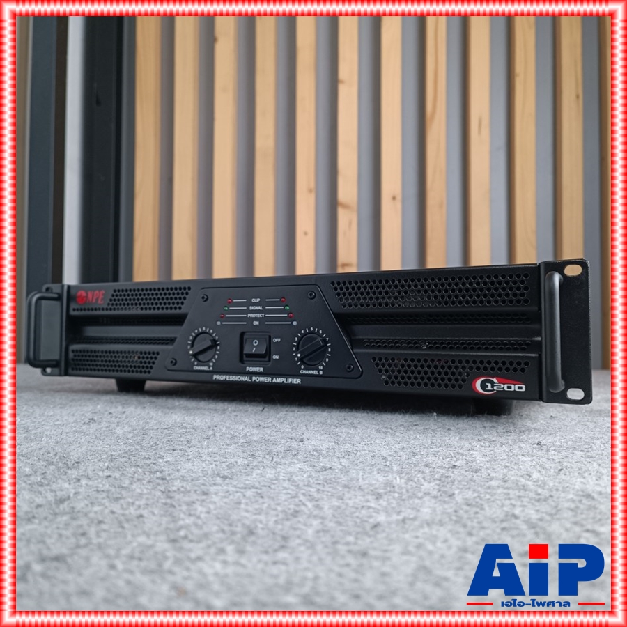 เพาเวอร์แอมป์ NPE C-1200 Power Amp เครื่องเสียงกลางแจ้ง C1200 POWERAMP C 1200 กำลัง 420Wx2 ที่4โอร์ม เอไอ-ไพศาล +++