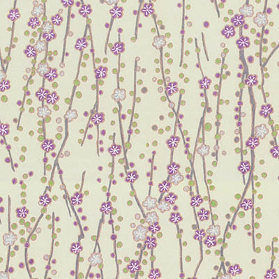 กระดาษห่อของขวัญ ลายญี่ปุ่น ลายดอกไม้ Ume