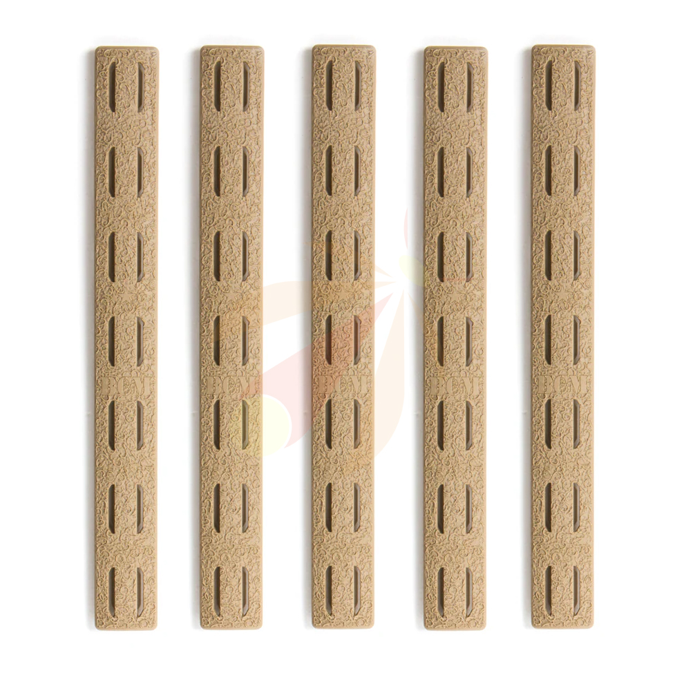 BCM-KeyMod 5.5-inch Black/Flat Dark Earth Rail Cover Kit (Five Pack) BM001450313