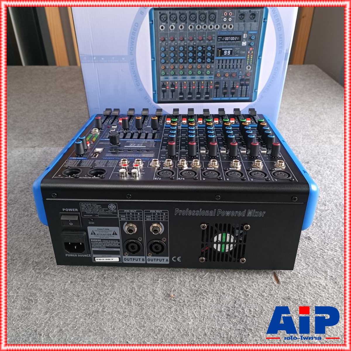 PROEUROTECH PMX-808 POWERMIXER เพาเวอร์มิกซ์ มิกซ์ มิกเซอร์ เครื่องเสียง เครื่องปรับแต่งเสียง PMX 808 PMX808 เอไอ-ไพศาล