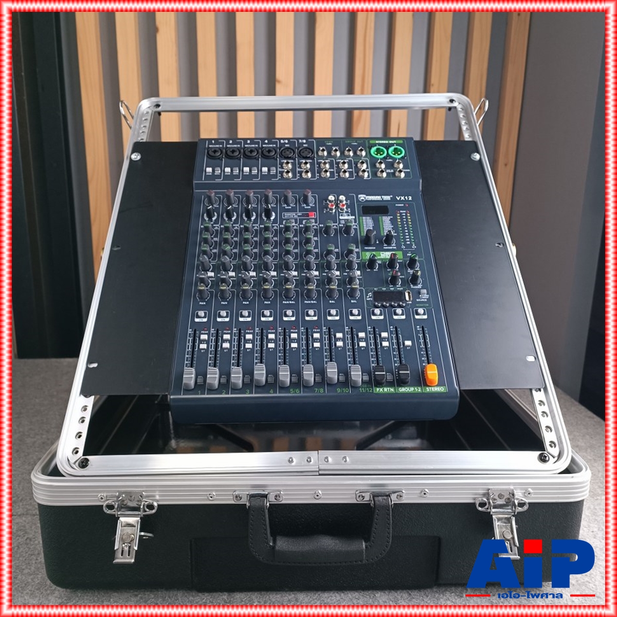 PROEUROTECH VX-12 MIXER มิกซ์ โปรยูโรเทค มิกเซอร์ 12 ช่อง เอฟเฟคแท้ รองรับ USB และ บูลทูธ VX12 PRO EUROTECH เอไอ-ไพศาล