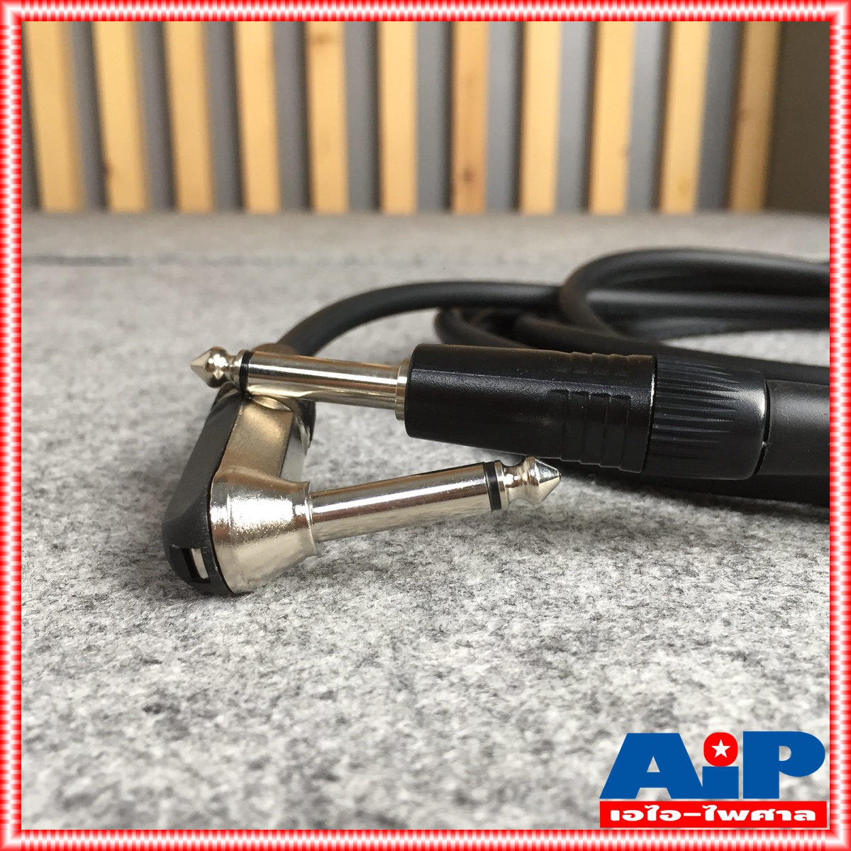 สายสัญญาณกีต้าร์ JSL079 หัวตรง+งอ 5เมตร DYNACOM สายชีลด์กีต้าร์ ROCK JSL079 เข้าหัว เข้าหัวโฟน PHONE MONO 1/4 อย่างดี
