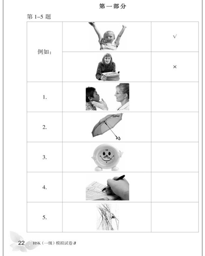 เตรียมสอบHSK ระดับ1