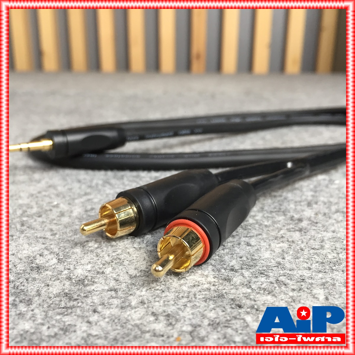 1.5เมตร TRST 3.5 to RCA 2 หัว LIDGE YM-359 สาย P.TR-ST - P. RCA x2 1.5เมตร สาย TR-ST ออก RCA x2 1.5M YM359 สายสัญญาณสเตริโอ